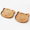 Cute Children's Rice Plate Animal Pattern Wood Food Dishes Cartoon Dinner Tray  Serving Kids