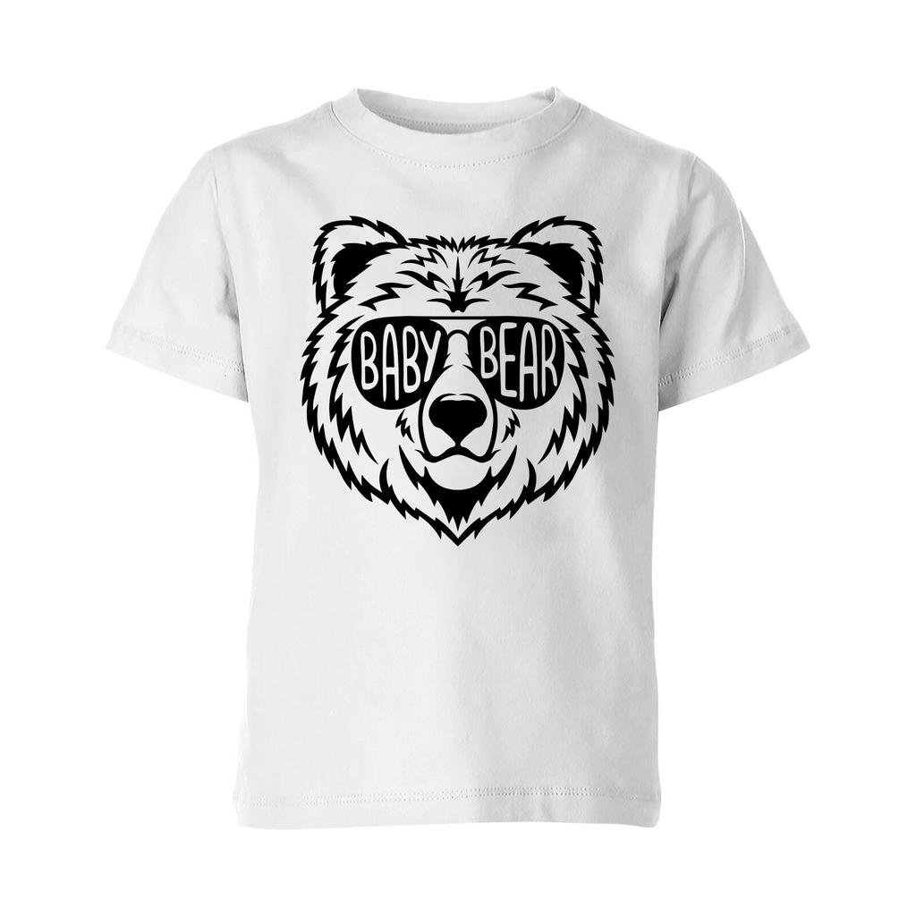 Family Matching Bear Mama Papa Baby Bear 100% Cotton T-shirt Mens Tees Top Baby Shower Baby Gifts #P1#Or#A