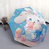 1pc Sanrio Cinnamoroll & Ice Cream Fully Automatic Folding Portable Umbrella, 8 Steel Frames, Three-Fold Design, Suitable for All Seasons, Suitable fo