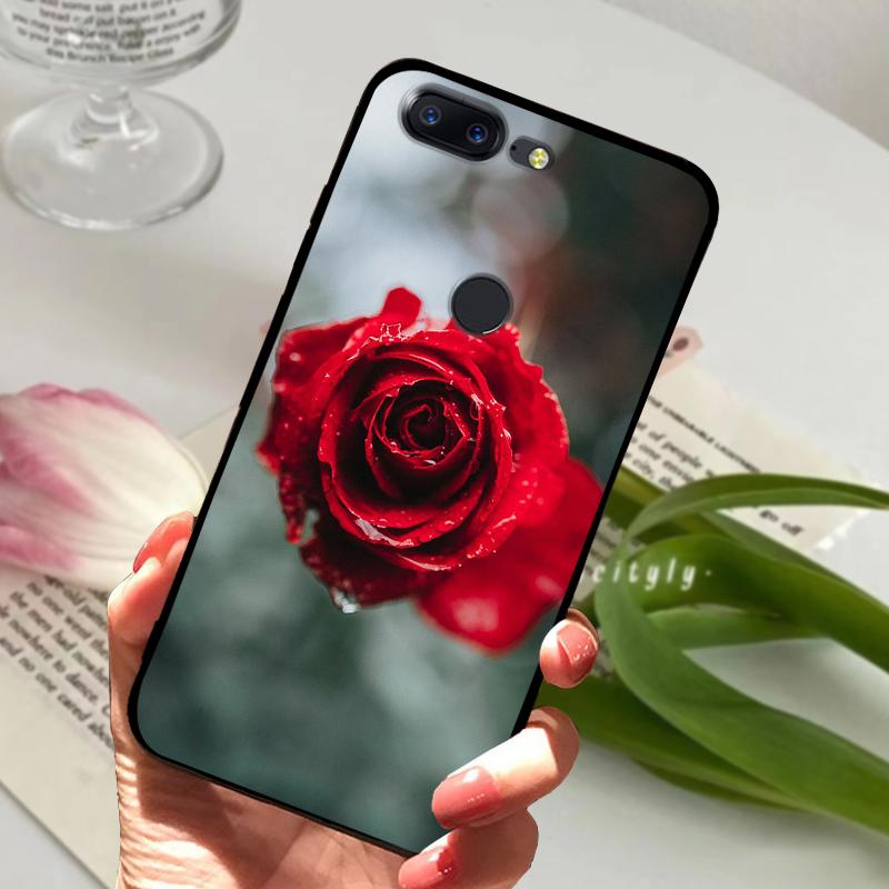 For OnePlus 5T Case 5 T Soft Silicone Cool Animal TPU Black Covers For One Plus 5T A5010 Bumper Color Printing Protective Shell