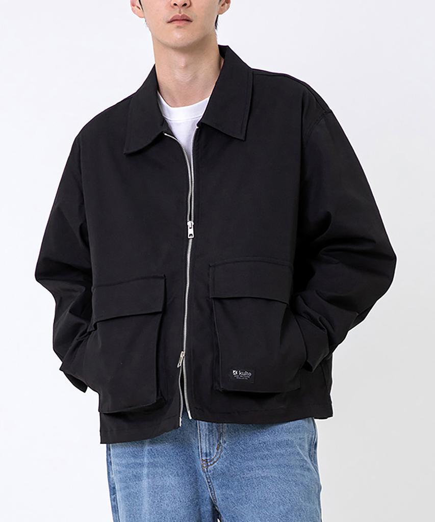 Kulte Cotton Utility Jacket Black