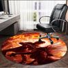 The Evil Dead Print Round Rug, Washable Floor Carpet, For Entryway Dorm Laundry Room Office Study, Home Decor Birthday Christmas Gift
