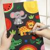 Soft Brush Tip Liquid Acrylic Markers 12/18/36 Colors Non-Bleeding Layerable Paint Pens for Rocks Canvas Fabric Glass Wood Craft