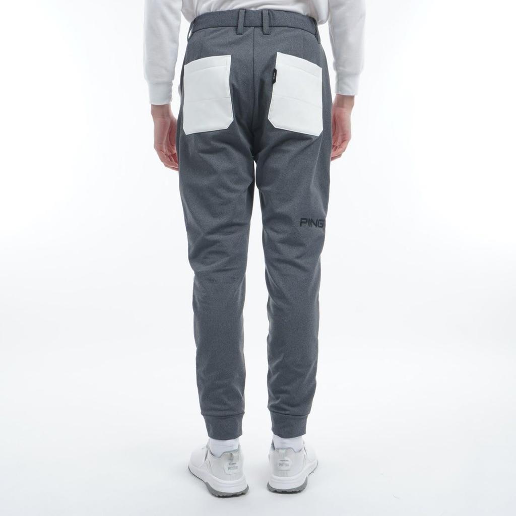 [Pin Apparel] Men's Thermal Jogger Pants (Set-up Compatible, Stretch)  Golf Cold Protection  621-4231901 030White 3L