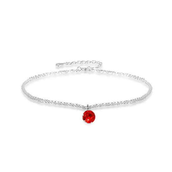 Cubic Zirconia Necklace Women Faux Necklace Dainty Sparkling Diamond Pendant Short Necklace Clavicle Chain Jewelry Gift