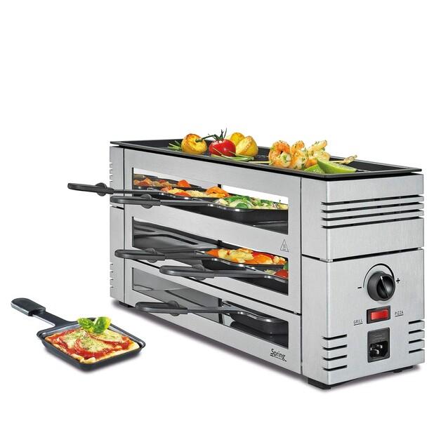 

Раклетница Spring Pizza-Raclette-6 schwarz (3367710002)