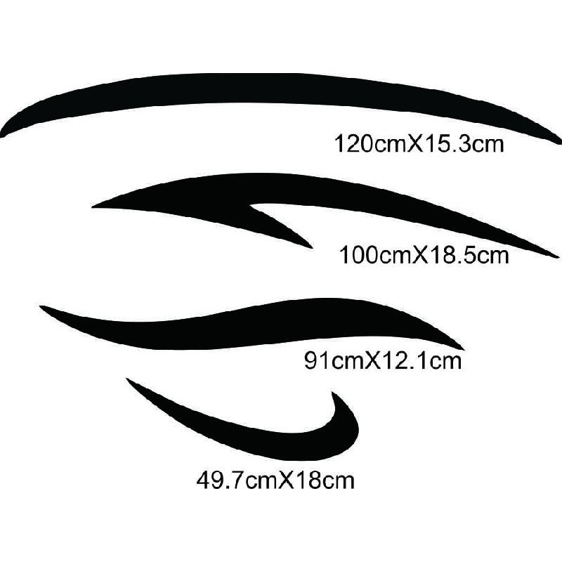 Vinyl Decal Sticker Graphic Stripe For Rv Caravan Travel Camper Van Motorhomes