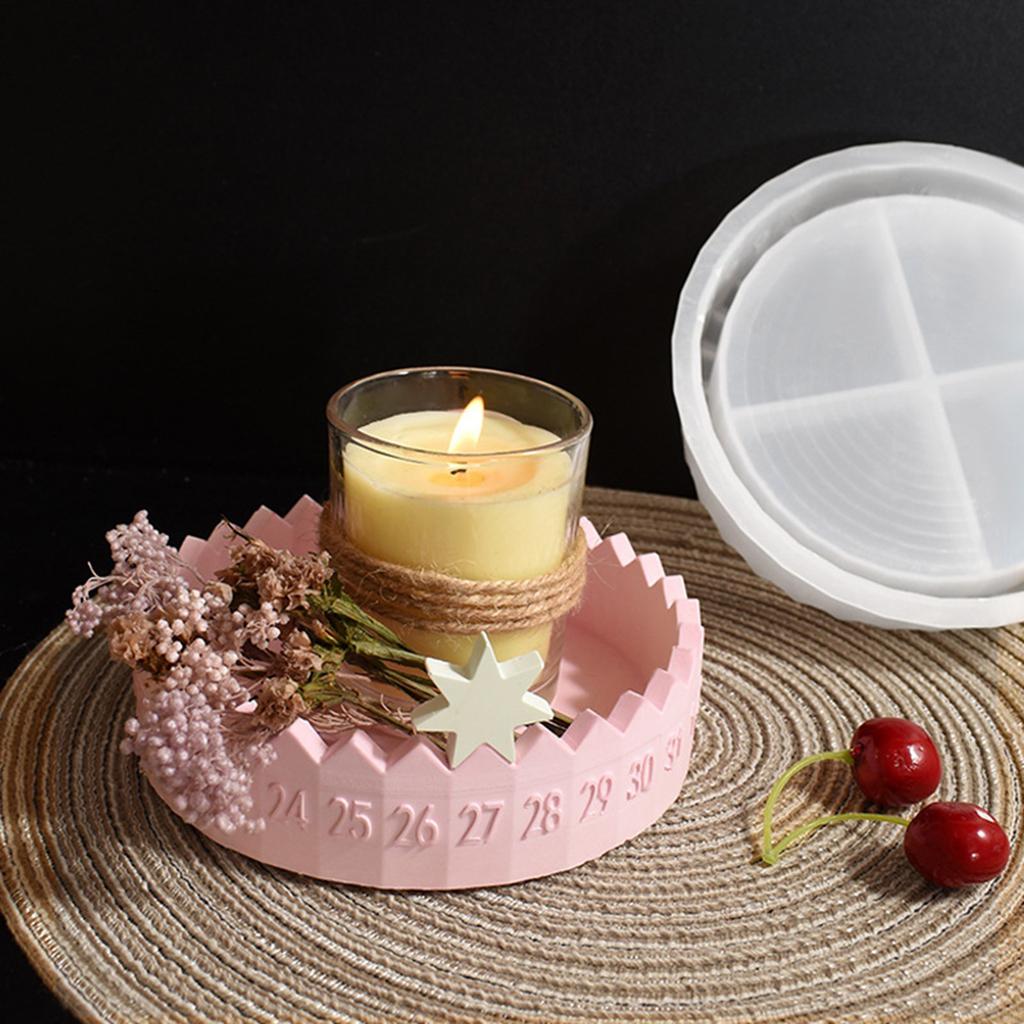 Multifuntional Silicone Mold Star Shape Candle Holder Moulds Candle Bases Moulds Suitable for Crafting Candle Holder