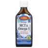 MCT & Omega-3, Natural Lemon Lime, 6.7 Fl Oz (200 Ml)