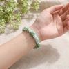 Fashion Colorful Crystal Bracelets for Women Unique Simple Elastic Rope Temperament Charm Bracelet Hairband Jewelry