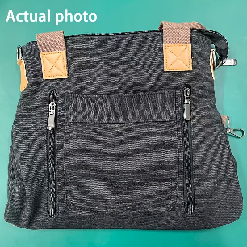 Preference for Bag Styles: Women'S Shoulder Bag Made of Canvas, Vintage Crossbody Bag, Fashionable and Casual Commuter Bag for Women