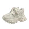 Spring New Breathable and Comfortable Mesh Platform Dad Shoes for Women 2025 Casual Fried Street Muffin Little White Sports Shoes for Women