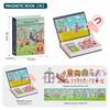Neues Interessantes DIY-Puzzle für Kinder Magnetisches Zauberbuch-Serie Magnetischer Aufkleber für Kinder Spielzeug für die frühkindliche Bildung Chri