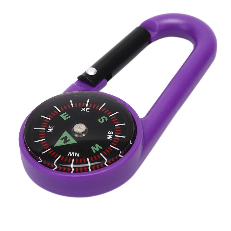 Portable Climbing Hook Compass Key Chain Compass Outdoor Camping Compass