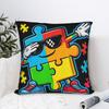 Decorative Pillowcase Dabbing Puzzle Autism Awareness Merch Home  Pillow Case Cover Square Multi Size
