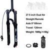 BOLANY MTB Supension Rebound Adjustment Double Air Fork 26/27.5er/29er Magnesium Alloy Travel 100mm  32 RL Bike Accessories