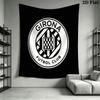 Girona FC poster Wall Hanging Printed Fabric Blanket Decorative Tapestries for Bedroom Living Room Home Decor