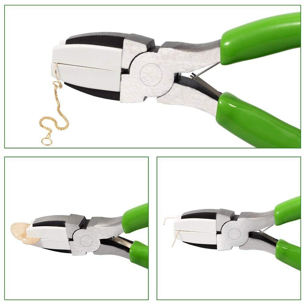 Steel Wire Straightener Pliers Nylon Jaw Jewelry Making Pliers Universal Nylon Jaw Pliers