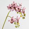 2 Fork Artificial Butterfly Orchid Flower Realistic Fake Flowers  Balcony Decor