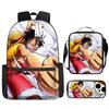 Popular Animation Backpack Student Schoolbag Boys Messenger Bag Girls Pencil Case