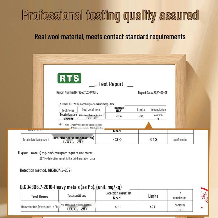 Mjuk Ullborste - Fäller inte, Idealisk för Färg & Grill