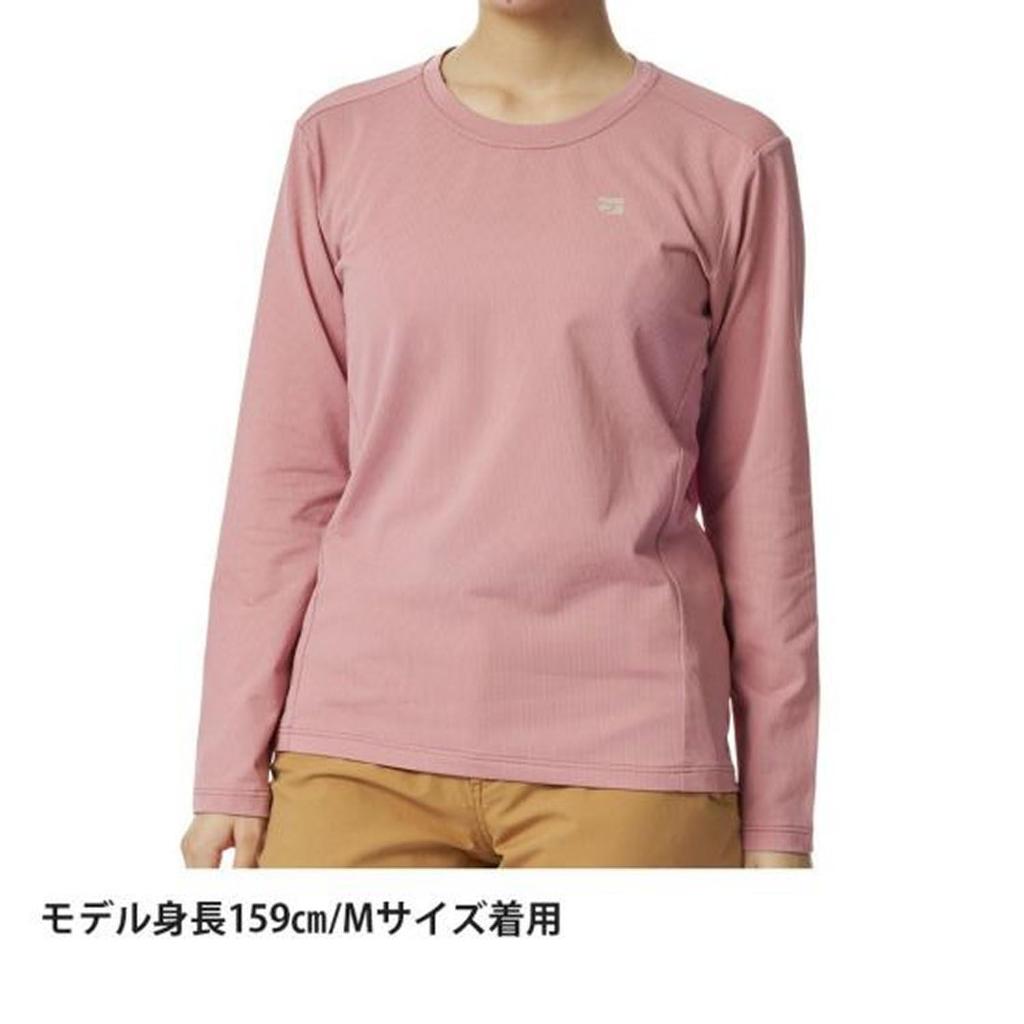 FMW1121 Drought Quad Long Sleeve S PEAC [Fine Track] Women's