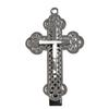 Edgy Crosses Design Hair Clip For Women Fretwork Metal Barrettes Gothic Hairpin Punk Fashion Accessory