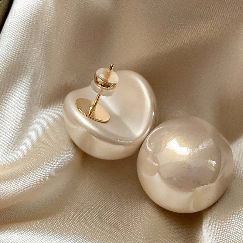 Women s Minimalist Gap Imitation Pearl Stud Earrings Fashion Commuter Jewelry Versatile Party Accessory 2026 Design For Gilrs