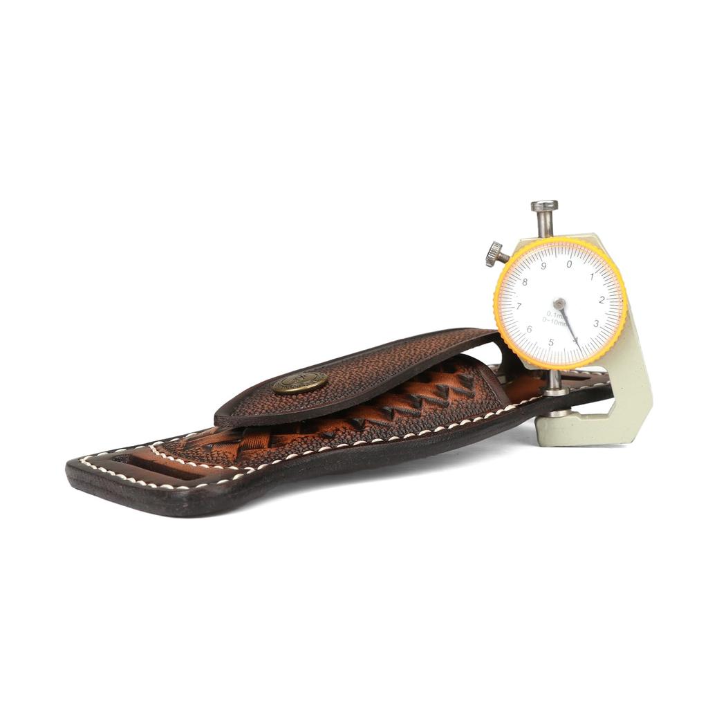 TOURBON Leather Knife Sheath for Folding and Belt Cover Knives, Multi-Pliers, Multi-Tools,