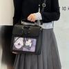 Cute Girls Campus Style Fashion Backpack Commuting Large Capacity Transparent Ita Bag Exquisite Bow Jk Uniform Backpack