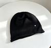 Minimalist style small standard knitted stack hat unisex warm ear protection big head circumference knitted hat showing face small cold hat