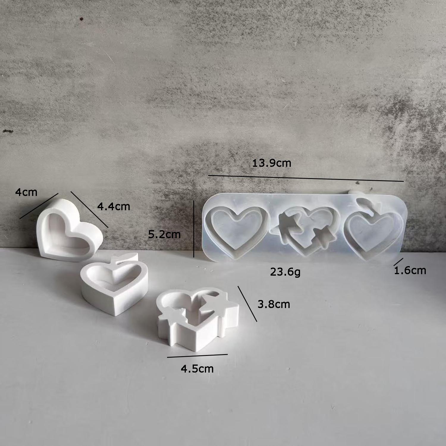 

Силиконовая форма для украшений с узором ключа в форме сердца, форма для брелка, гипсовая форма, форма для гипсового декора