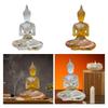 Resin Buddha Figurines Artwork Thai Buddha Statue for Indoor Home Table