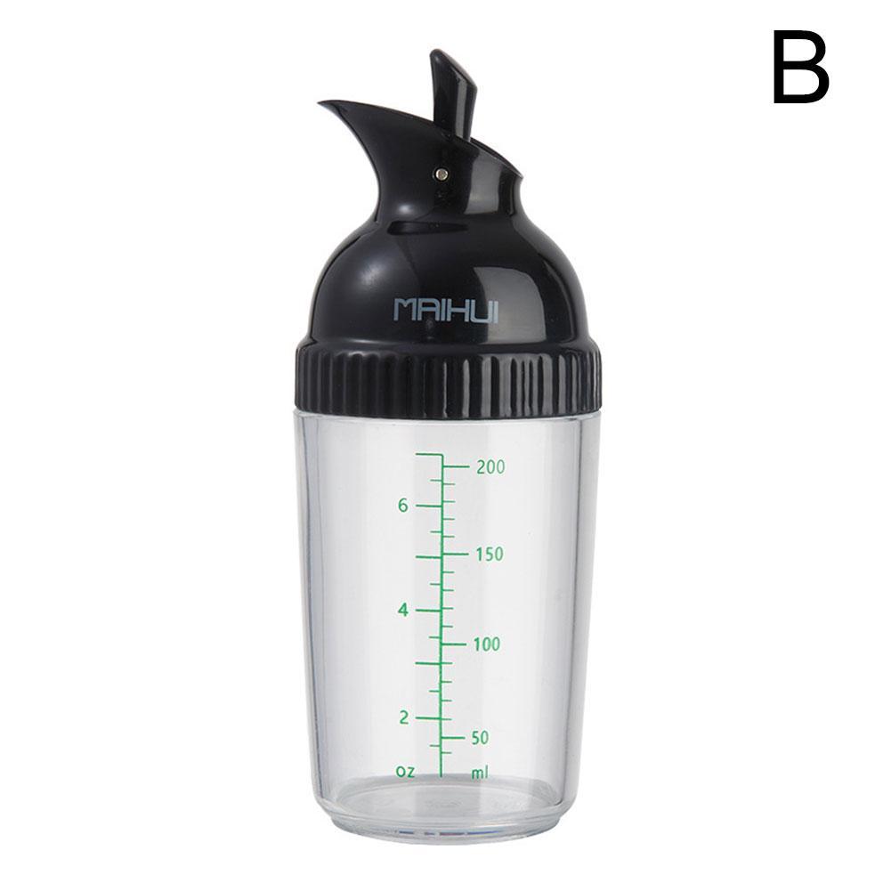 Salad Squeeze Sauce Bottle Leak Proof Refillable Condiment Container For Salad Ketchup Honey Jam Squeeze Sauce Bottle 200ml