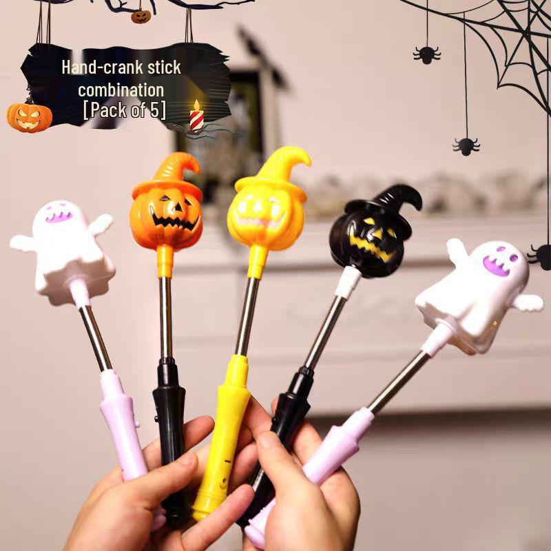 Children's Halloween Pumpkin Glow Stick Ornaments - Photo Props & Small Gifts