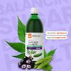 KRISHNA'S ERBE & AYURVEDA Krishna'S Succo di Karela, Jamun e Neem - 1000 ml Miscela di Karela Fresco, Succo di Neem e Semi di Jamun Soluzione Ayurvedica per Bala
