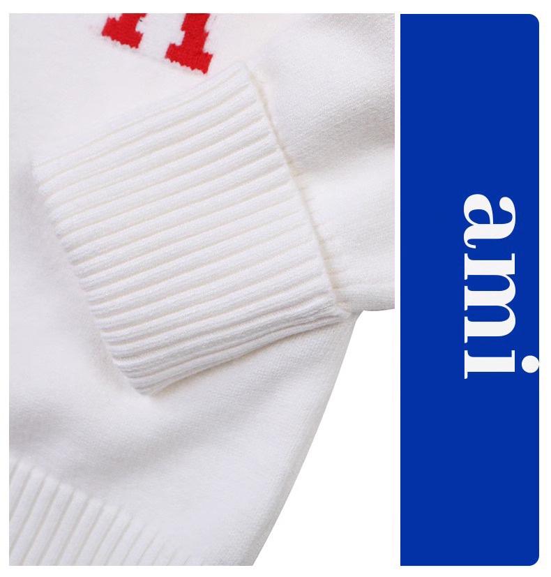 AMI&EASY Men's V-neck Jacquard Knit Cardigan: Trendy, Warm, and Versatile for Autumn and Winter