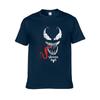 Quality Comic Venom Spider-man Men Cotton Short Sleeve Crew Neck T-shirt**