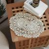 Round Oval Crochet Placemats Crochet Cotton Handmade Doilies New Table Mats