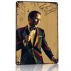 Frank Sinatra Vintage Plakat Retro D Drukowane Metalowe Znaki Spersonalizowane Wiszące na Ścianę Prezent do Dekoracji Akcesoria do Sypialni Dom