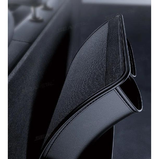 SEAMETAL High-Capacity Car Trunk Storage Bag Leatherette Seat Back Organizer Bag Detachable Hanging Universal Car Storage Pocket