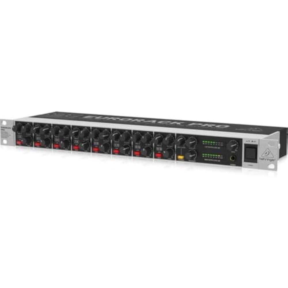 Behringer Analog Line Mixer 1U Size 16 Mono/8 Stereo High Quality Mic Preamp RX1602 V2