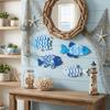 Houten Vissen Muurdecoratie Oceaan Thema Mariene Stijl Nautische Muurkunst Woonkamer Decoratie