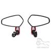 22mm 7/8"  Bar End Rear Mirrors Motorcycle Accessories Motorbike Scooters Rearview Mirror Side View Mirrors