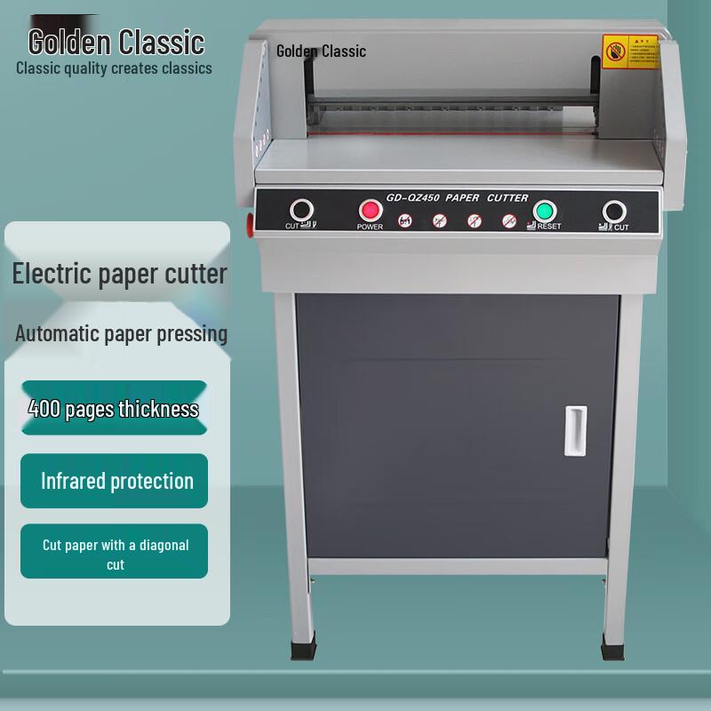 GOLDEN GD-3100S Manual Heavy-Duty 400-Page Paper Cutter CN plug (adapter included)