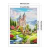 Scenery Printed Cross Stitch Kit DIY 14CT Egyptian Cotton Embroidery Craft Set