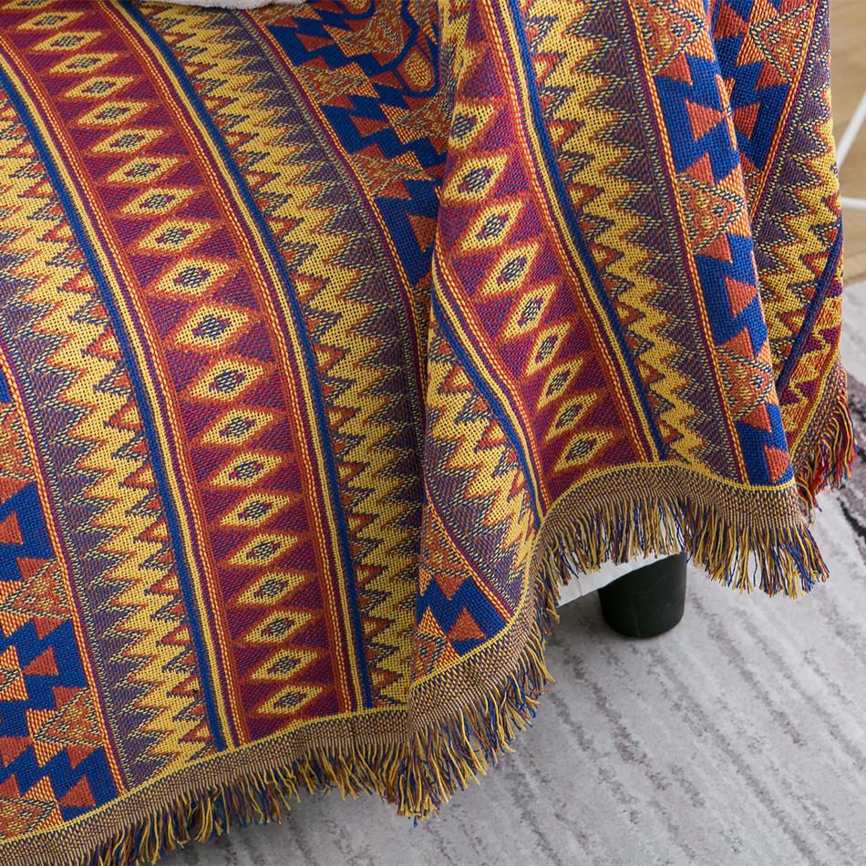 Thickened and Minimalist Double-sided Fabric Sofa Blanket, Sofa Towel, Light Luxury Tea Table Cloth, Household Exposed Camping Blanket, Bed Tail Towel
