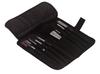 Made In Japan Makeup Brush Case with 8 Black Pockets,