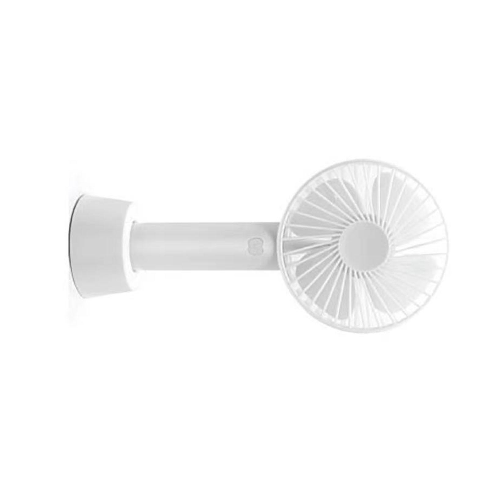 

Ручной вентилятор, белый, USB-зарядка, 3 скорости, аккумулятор 1200 мАч, мощный мини-портативный вентилятор для дома