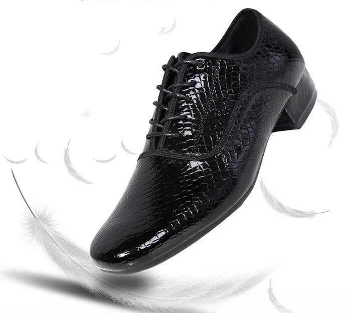 New Fashion Style Men's Latin Dance Shoes Leather Ballroom Tango Male Latin Dancing Shoe for Man Boy Sneaker Jazz Shoes